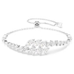 Mesmera set Set (3), Marquise cut, White, Rhodium plated